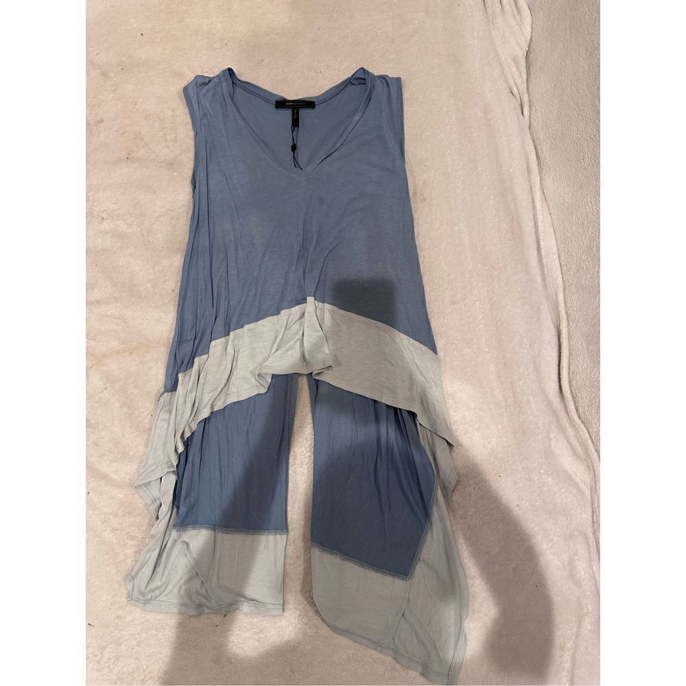 BCBG MAXAZRIA tank top blue size L new
